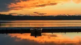 Zachód słońca nad jeziorem Kisajno - zdjęcie 8