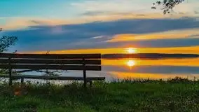 Zachód słońca nad jeziorem Jeziorowskie - zdjęcie 42