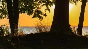 Zachód słońca nad jeziorem Dargin, Poganty - zdjęcie 8