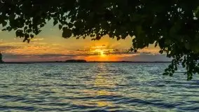 Zachód słońca nad jeziorem Dargin - zdjęcie 4