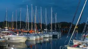 Stanica Wodna Stranda po zmierzchu, lipiec 2021 - zdjęcie 12