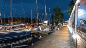 Stanica Wodna Stranda po zmierzchu, lipiec 2021 - zdjęcie 9