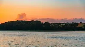 Wieczorny zachód podczas rejsu po ryńskim, czerwiec 2021 - zdjęcie 9