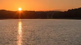 Wieczorny zachód podczas rejsu po ryńskim, czerwiec 2021 - zdjęcie 24