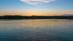 Wieczorny zachód podczas rejsu po ryńskim, czerwiec 2021 - zdjęcie 23