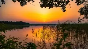Zachód słońca nad jeziorem Kirsajty - zdjęcie 22