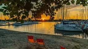 Zachód słońca nad jeziorem Bocznym, czerwiec 2021 r. - zdjęcie 13