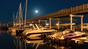 Wieczorne Giżycko, port Ekomarina - zdjęcie 3