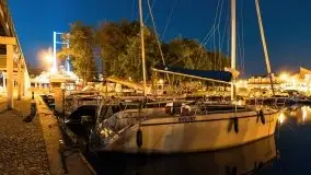 Wieczorne Giżycko, port Ekomarina - zdjęcie 6