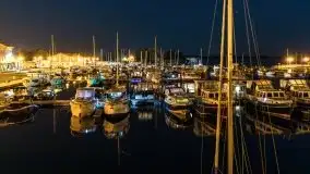 Wieczorne Giżycko, port Ekomarina - zdjęcie 4