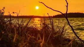 Zachód słońca nad jeziorem Dejguny, lipiec 2021 r. - zdjęcie 13