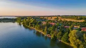 Zachód słońca w Fuledzie nad jeziorem Dobskim - zdjęcie 24