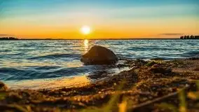 Zachód słońca w Fuledzie nad jeziorem Dobskim - zdjęcie 3