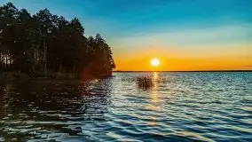 Zachód słońca w Fuledzie nad jeziorem Dobskim - zdjęcie 40