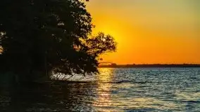 Zachód słońca w Fuledzie nad jeziorem Dobskim - zdjęcie 48