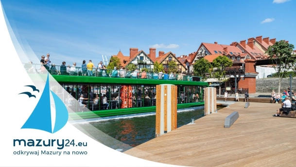 Pływaj po Mazurach z flotą statków wycieczkowych FARYJ