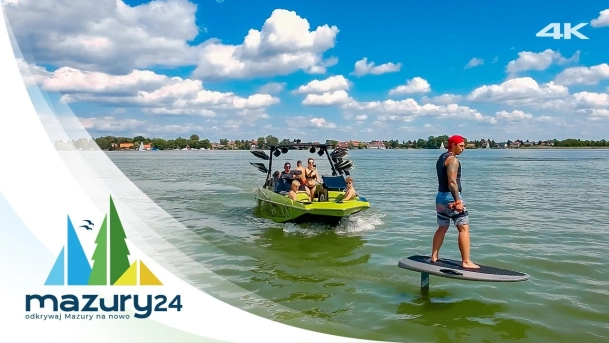 Mazury z Drona, port Sunport Stare Sady, 4K