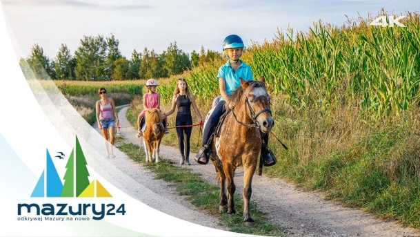 Atrakcje Turystyczne, Mazurskie Spacery i jazda konna w terenie, 4K