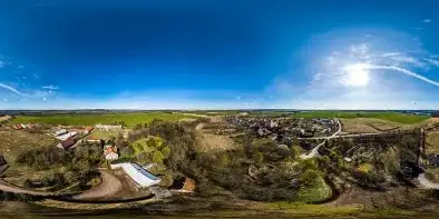 Ruiny zamku krzyżackiego w Szestnie