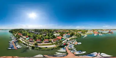 Port Cicha Zatoka w Mikołajkach, sierpień 2022 r.