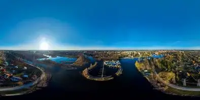 Węgorzewo, kanał Węgorzewki, port Mamry