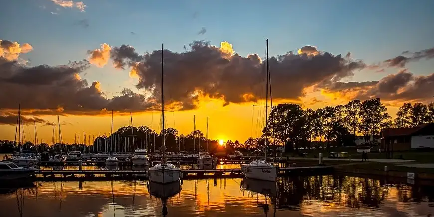 Ten piękny zachód słońca udało nam się sfotografować w?