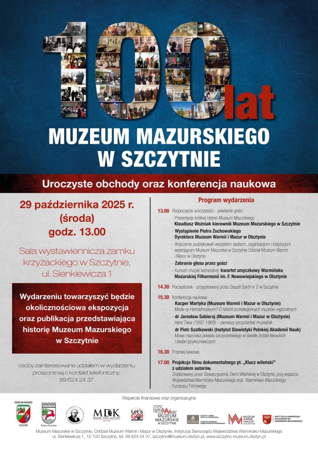Muzeum Mazurskie w Szczytnie świętuje 100-lecie istnienia