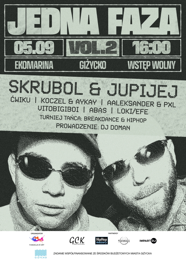 Hip-hopowe uderzenie nad jeziorem. Giżycko zaprasza na taneczno-muzyczne święto młodzieży