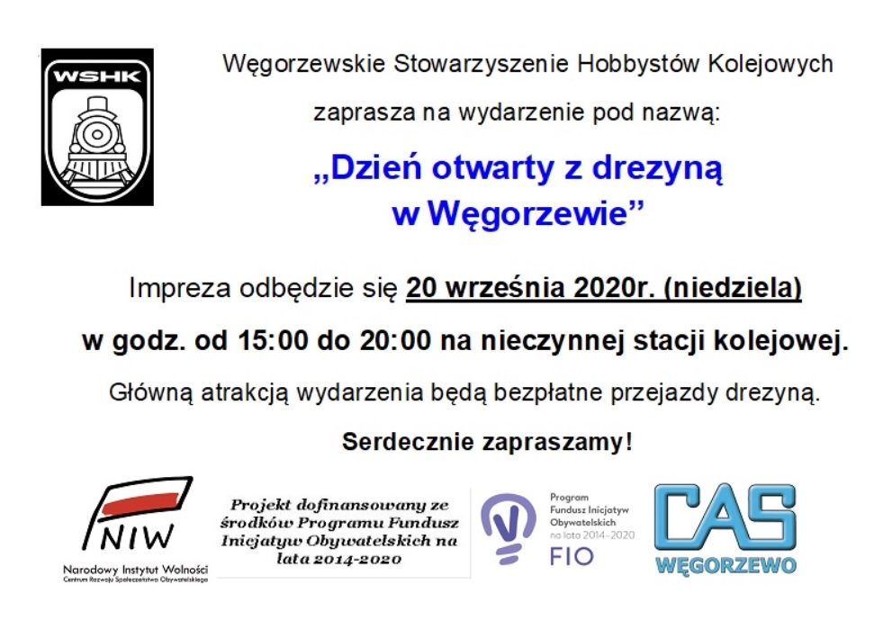 Dzień otwarty z drezyną w Węgorzewie
