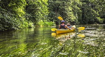 Kajakiem przez Mazury